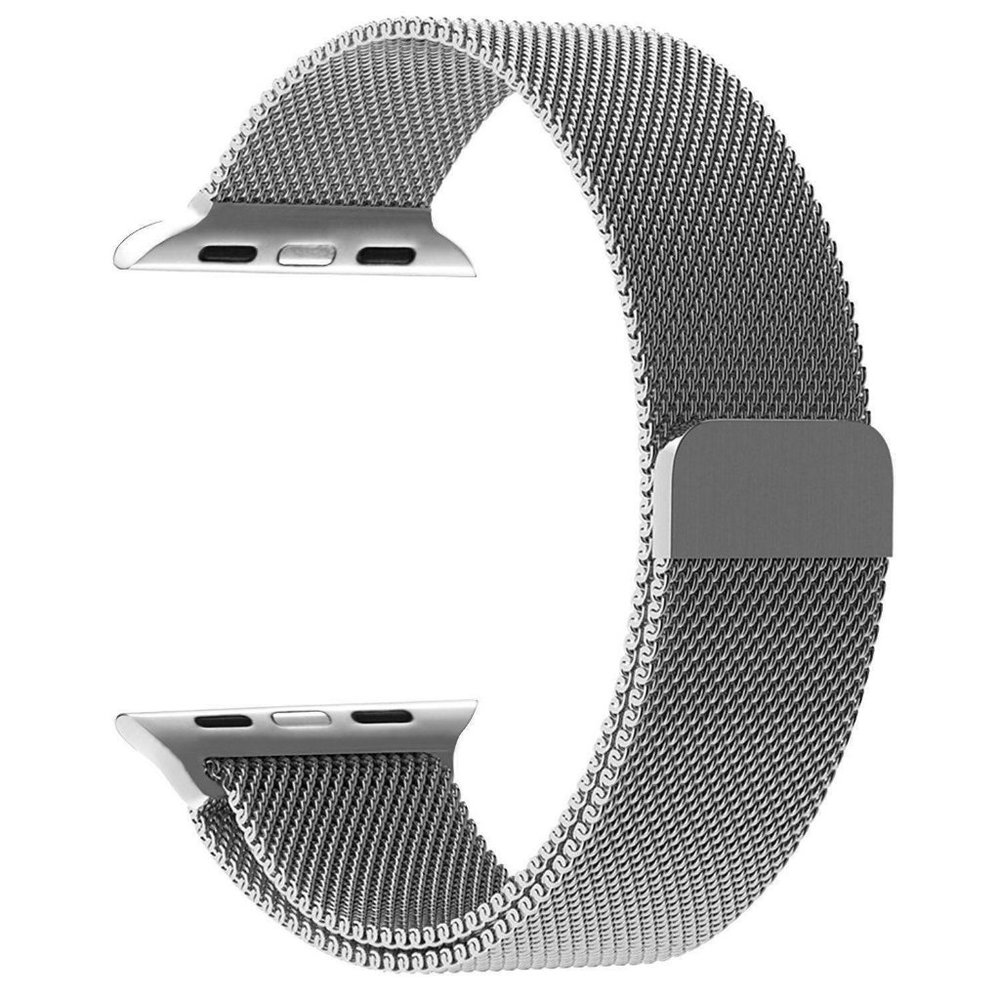 NEW[BAND] Silver Milanese Stainless For Apple Watch